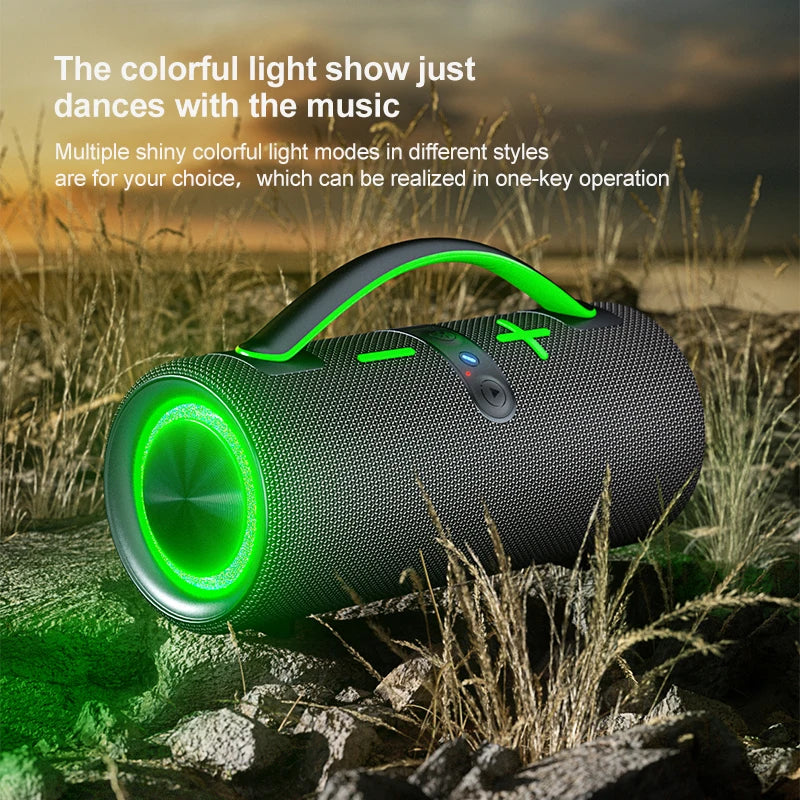 Outdoor Portable Mini Wireless for Bluetooth Speakers New Private Design RGB Effect Noise Cancelling Mic Waterproof Computer