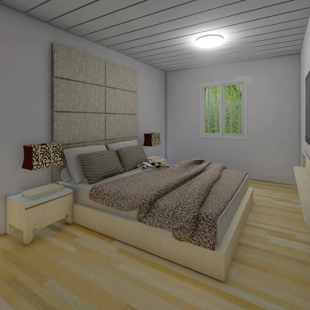 Modern Luxury 10ft 20ft 40ft Flat Pack Container Module House Prefab House with Removable Storage for Office Use