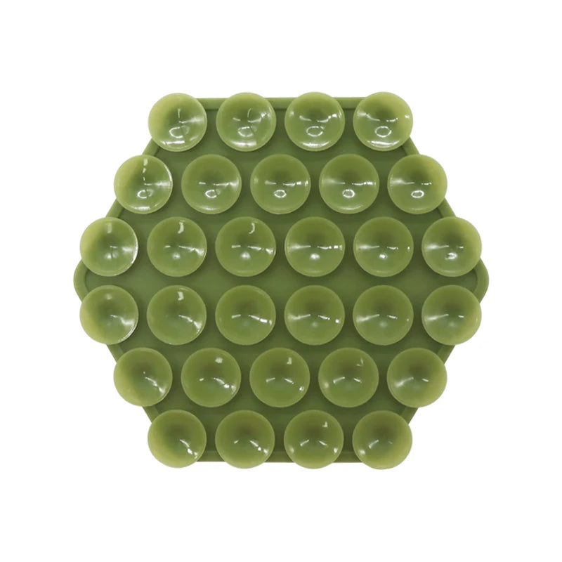 2024 Best-selling  Round Silicone Suction Cup Double-sided Silicone Suction Cup Suitable for Mobile Phone Fixing Devices