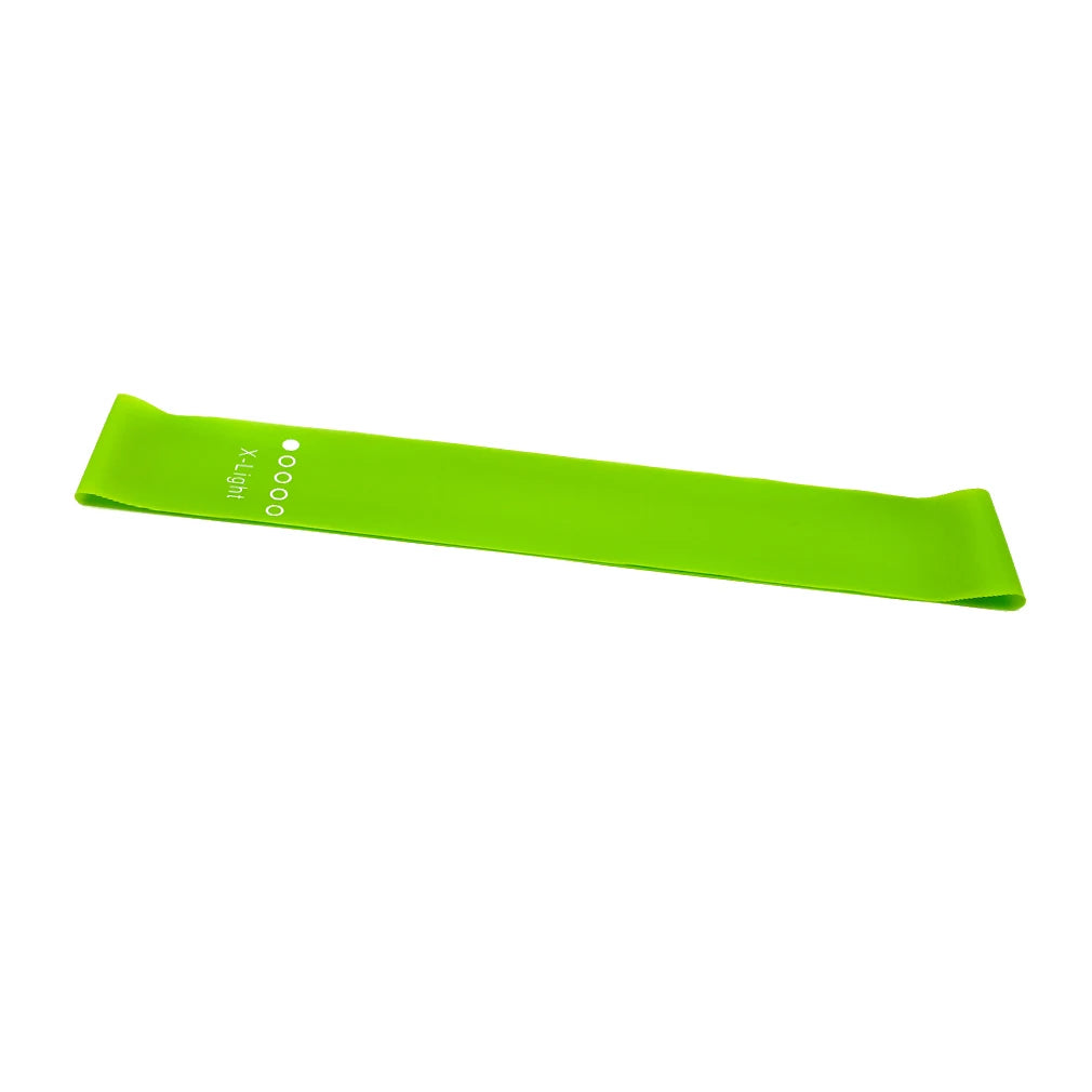Mini Latex Yoga Workout Gym Fitness Bands Elastic Loop Yoga Stretch Resistance Exercise Band for Body Building Physical Therapy