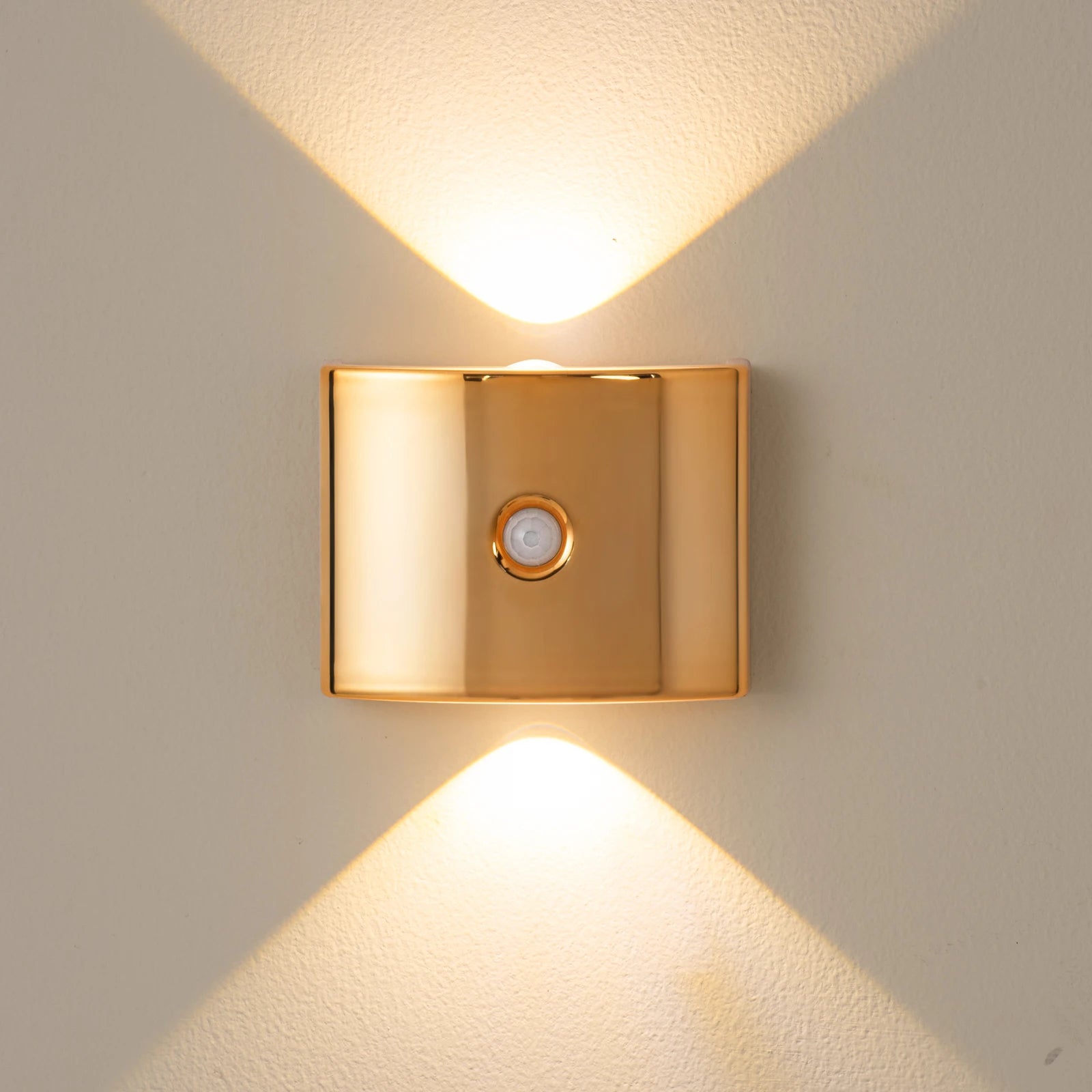 Morden Wireless Magnetic Motion Sensor Wall Light RGB Smart Home USB Rechargeable Night Light Bedroom Bedside LED Wall Lamps