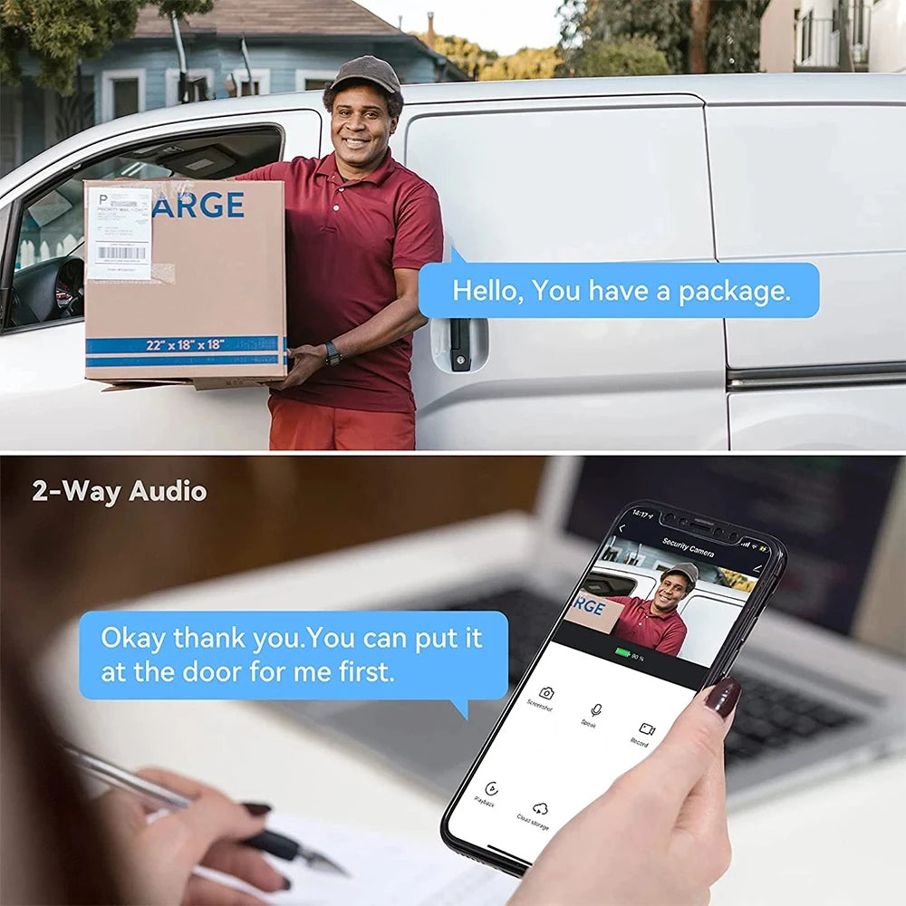Tuya Smart Low Power Home 3MP Smart Video Doorbell Two Way Audio Ring Bell 2.4G WIFI Wireless Door Peepholes Eye With Camera