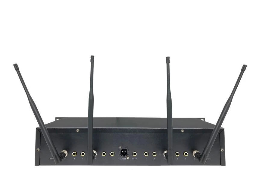 XTUGA TY-8000 8-Channel Professional UHF Cordless Conference Microphone Handheld Headset Lavalier for Meetings Wireless