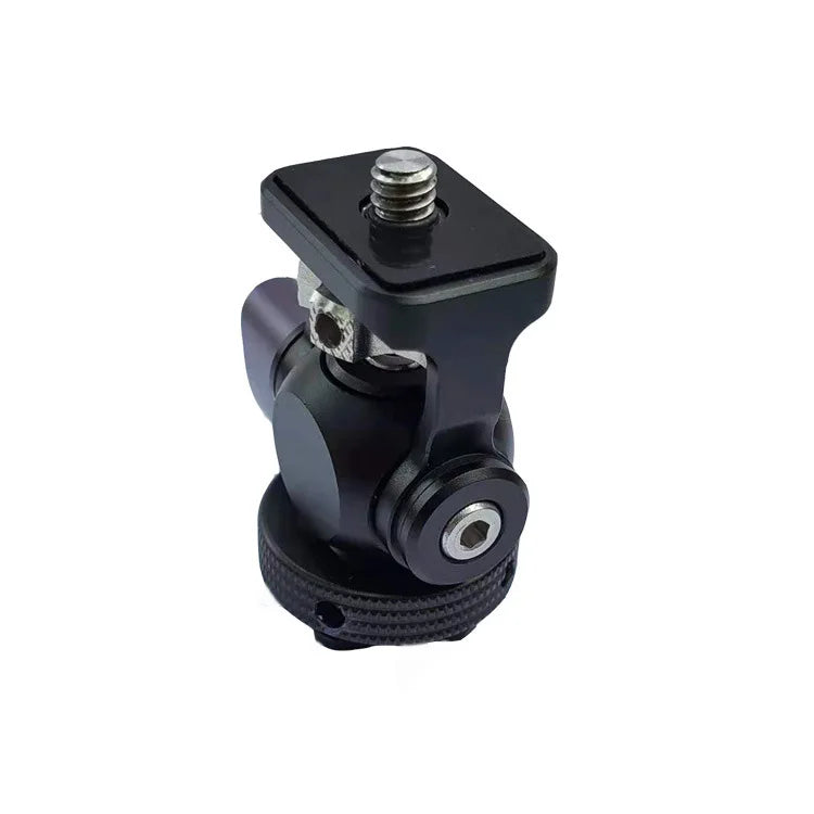 Snail Camera Monitor Adapter 180 Adjustable Damping Tilt Bracket Compact Metal Stabilizer Mount for DSLR Camcorder Accessory