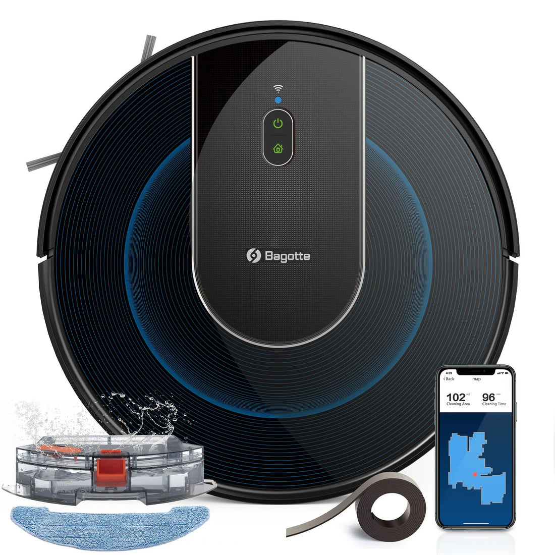Germany Warehouse Stock Fast Shipping Smart Robot Vacuum Cleaner Sweeping Mop Wet and Dry for Household Use Online Hot Sale