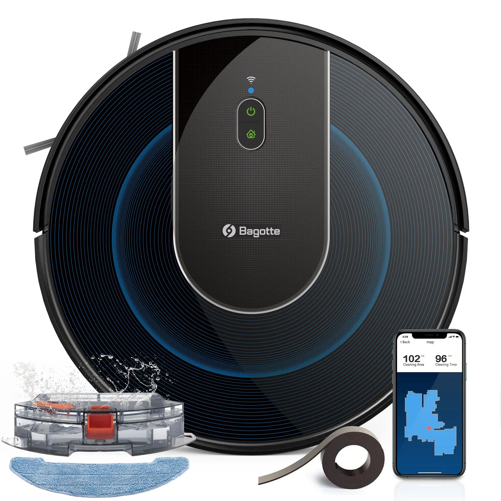Germany Warehouse Stock Fast Shipping Smart Robot Vacuum Cleaner Sweeping Mop Wet and Dry for Household Use Online Hot Sale