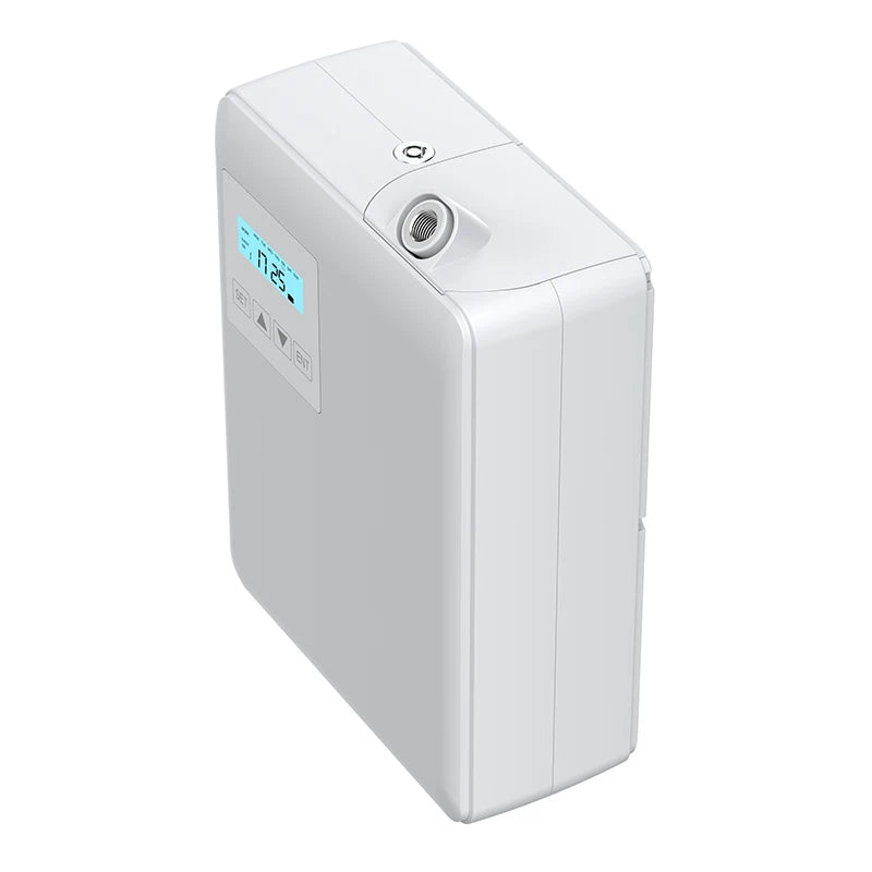 Contemporary White P02 Oil Diffuser Lockable Waterless Plastic Air Aroma Fragrance Scents for Hotel Minimal Noise CE Certified