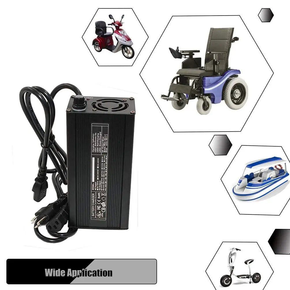 48V 5A Ebike Charger for Motorcycle Scooter 54.6V 58.8V Battery Charger Lead Acid LiFePo4 Lithium Battery Charger