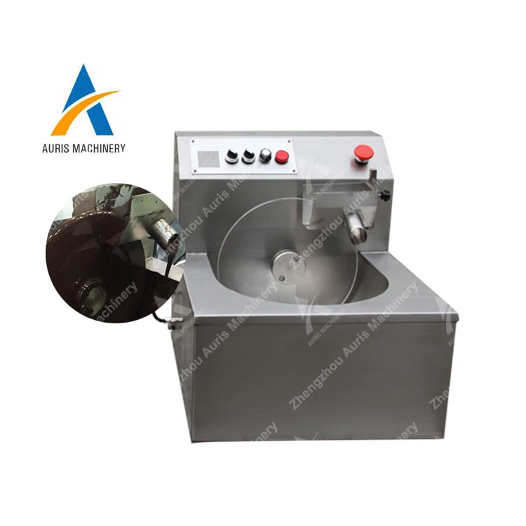 Mini Size Low Price Small Home Chocolate Tempering Machine 8kg  15kg Chocolate bar Making Machine for Sale