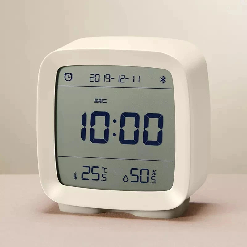 Xiaomi Cleargrass Qingping smart Alarm Clock smart Control Temperature Humidity Display LCD Screen Adjustable Nightlight