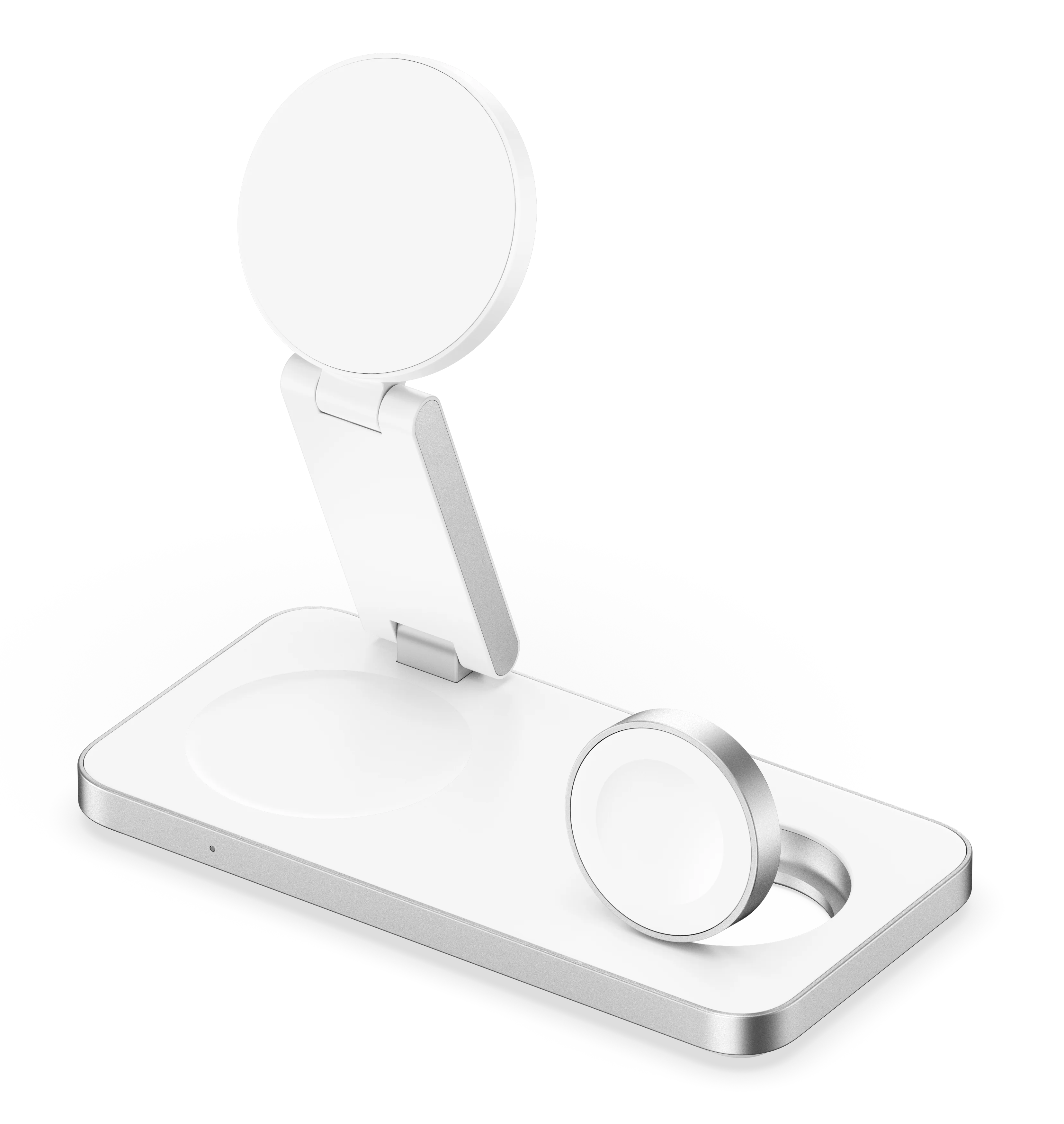 New Idea Portable Multifunctional 3 in 1 Wireless Charger for Smart Watch Power Banks Station for iphone 15 Custom Logo Foldable