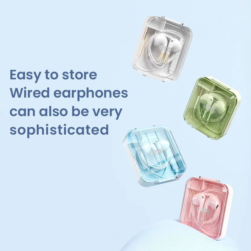 Sibyl Wired Earphones Factory Hand Free Ear Phone Headphone Accessory Wholesale Wired Earphones Headphones 3.5mm Earphones Wired