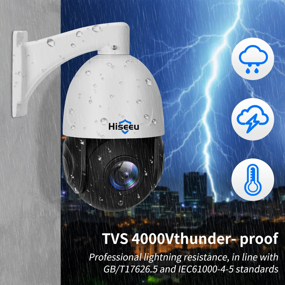 IP66 30X Optical Zoom Icsee HD Night Vision Network Cctv Outdoors Security 4k 8mp Poe Camera Ptz