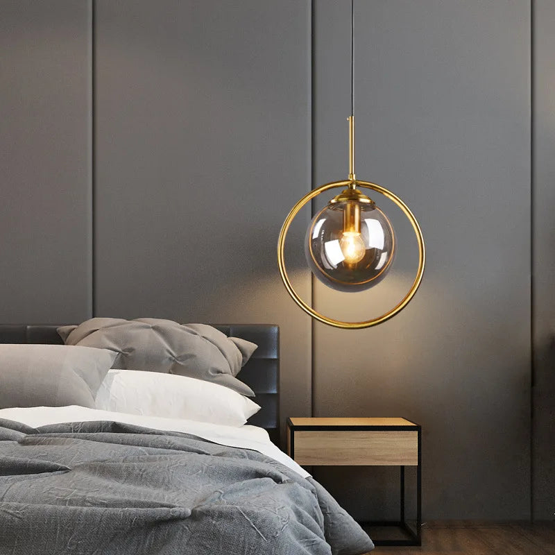 Light Luxury Bedroom Bed Chandelier Modern Simple Small Chandelier Creative Personality Web Celebrity bar Lamp Crystal Lamp