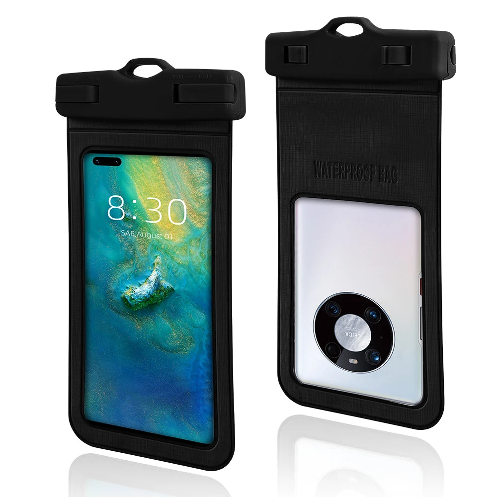 Waterproof Cellphone Case for Diving | Large Handphone Pouch for All Mobile Devices