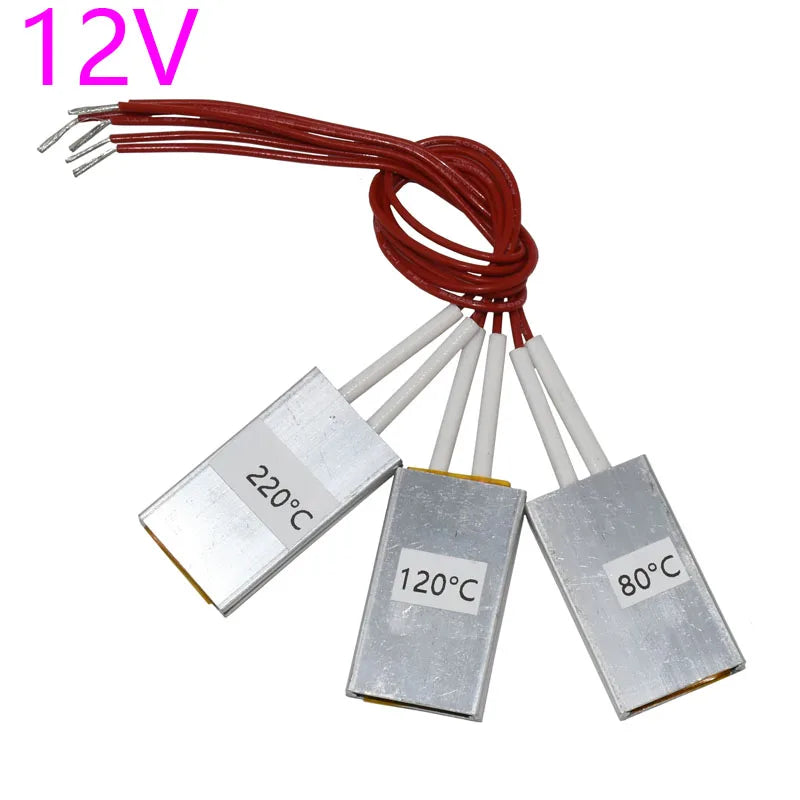 220V/12V 80-220 Degrees Celsius PTC Heaters Heating Element Hair Dryer Accessories Curlers Heater Poultry Incubator 1 Pc