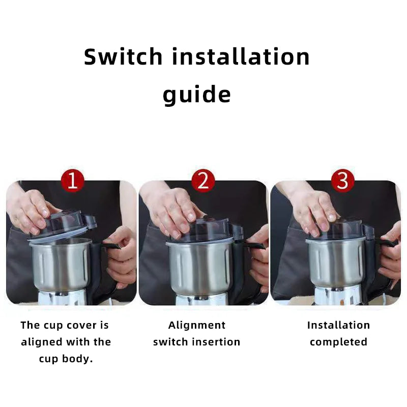 Portable Stainless Steel Personal Blender Classic Design Electric Coffee Bean Grinder Handheld Kettle Home Hotel Tea Tools
