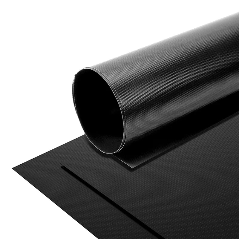 Non-sticky Heat Resistant 40x30cm 15.75x13Inch Korean Charcoal PTFE BBQ Carpet Cutting Grill Mat for Shelf