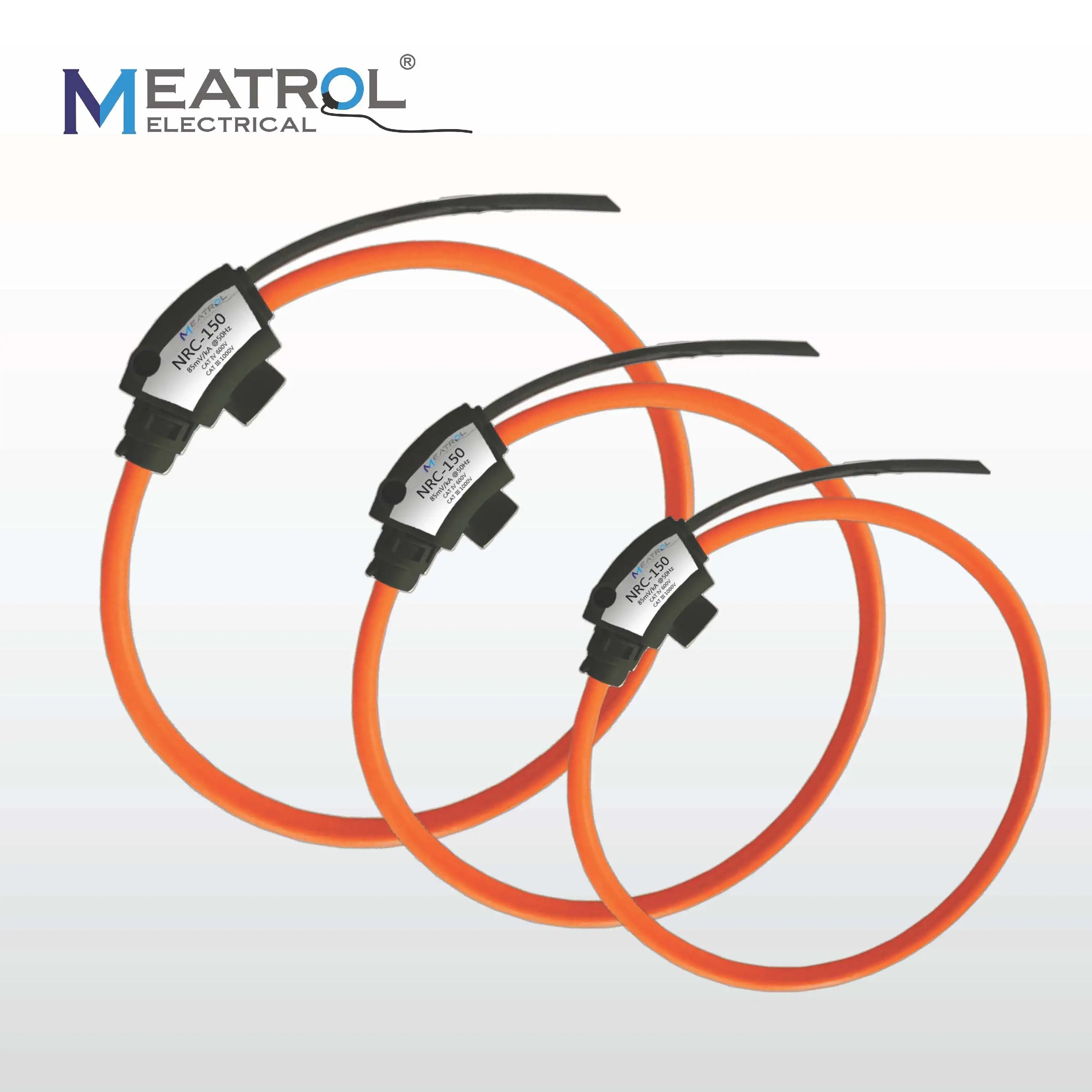 MEATROL NRC High accuracy 0.5% High Accuracy Flexible Rogowski Coil current transformer AC Rogowski Sensor 100A