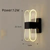 Minimalist Modern Bedside Lamp Creative Bedroom Living Room Nordic Led Ultra Bright Aisle Background Wall Light