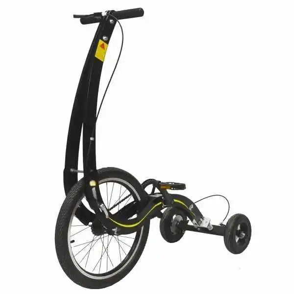 20 Inch Uniquely Designed Standing Bike Three-Wheeled Stand-Up Half Bike Creative Fitness Cycling Freestyle Bike