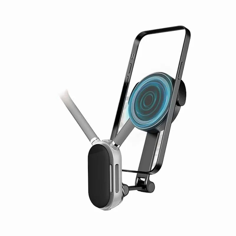 Hot Selling Smartphone Magnetic Neck Holder Mount Silicone Material Customizable Colors for Any Device