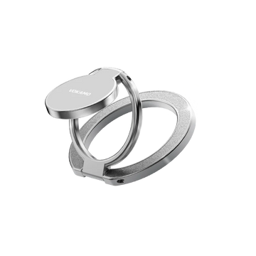 Dual-Sided Magnetic Ring Stand for iPhone 12/13/14/15/16/17 N52 Magnet Zinc Alloy Foldable Kickstand Holder for MagSafe Devices