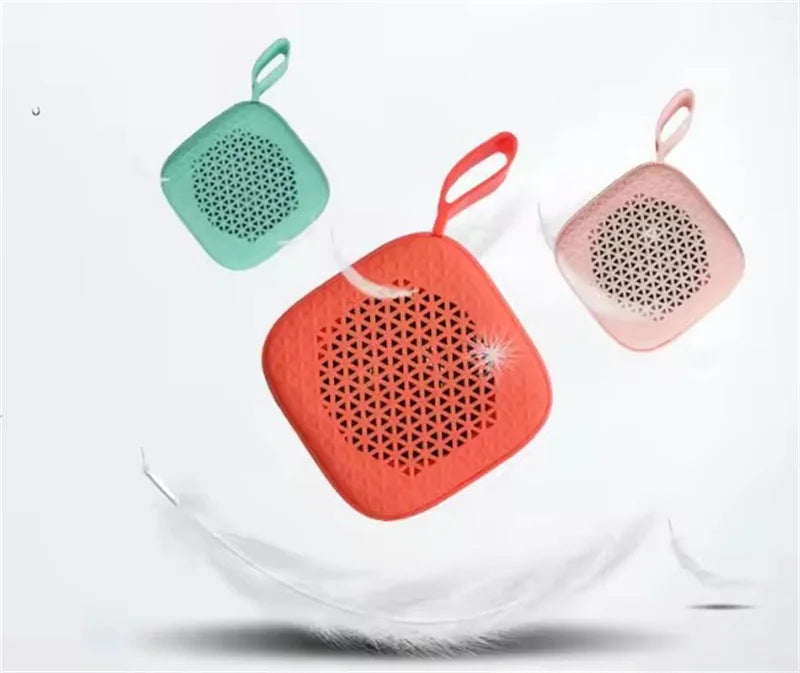 Manufacturer New Portable Handheld Speaker Glowing Colorful Wireless Speaker Design Lights Small Gift Promotional USB Gadget