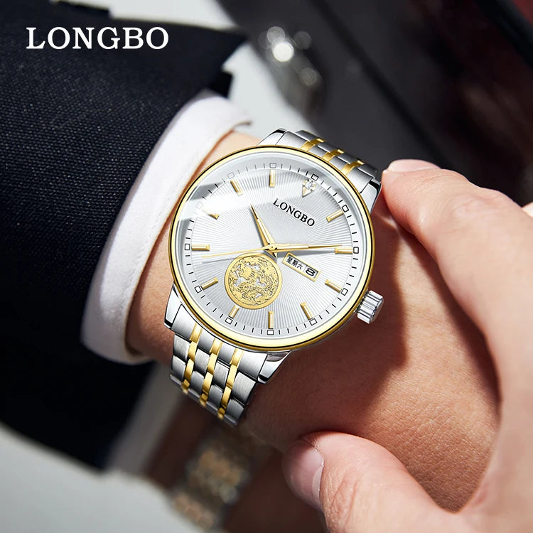 Wholesale Made in Prc Men Sport Watch Design Wholesale Waterproof Diamond Quartz Luxury Gold Watch Calendar Dial Display Minim
