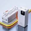 High Quality 50000mAh Power Banks Fast Charging Power Bank Portable Charger Built-in  2 Cables Fast 50000mah Power Bank
