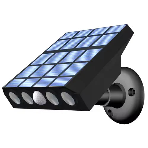Outdoor IP65 Waterproof LED Solar Wall Lamp with Motion Sensor ABS Body Garden Landscape Path Lighting