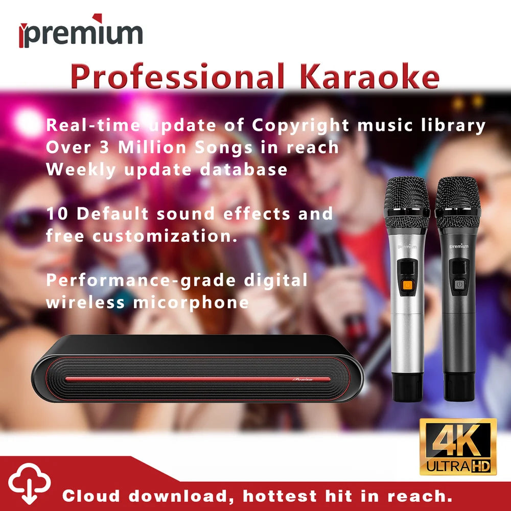 Wireless TV Bar Soundbar Subwoofer Speaker 5.1 Home Theatre System Theater Speaker With Karaoke System