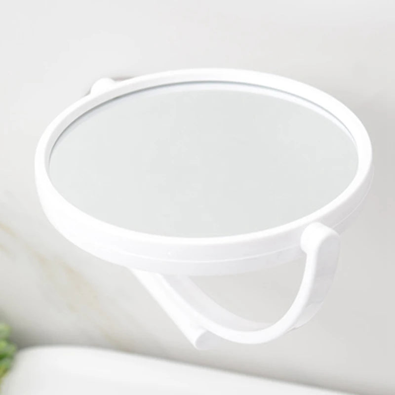 HD Plane Mirror Magnified Makeup Shaving Vanity Mirror Bathroom Wall Mounted 360 Degree Rotating Mirror  Mirror Wall  Mirrors