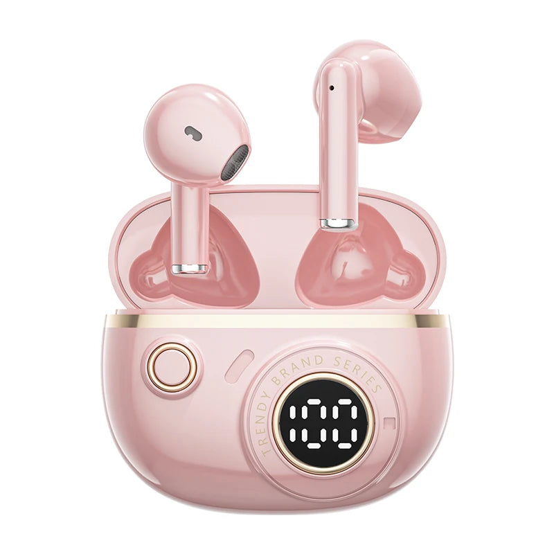 J08C High Quality Wireless TWS Earbuds Portable for Bluetooth Audio Headphones Digital Non-Noise Cancelling In-Ear Earphones