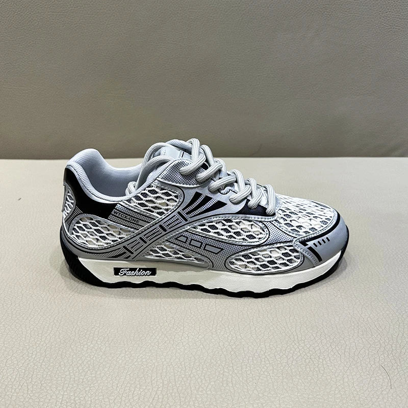 Trendy Men's Casual Shoes for Spring Breathable and Soft Soled with Lace-Up Closure Personalized Design
