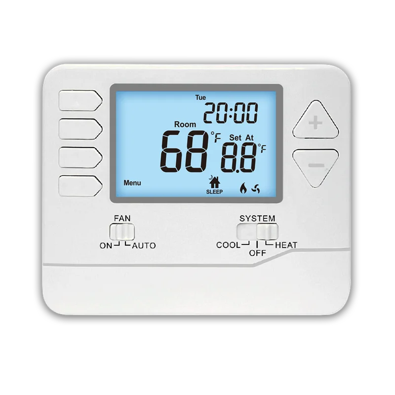 4 Sq Inch Large Screen 1heat 1 Cool Digital Room Control Heating Air Conditioning Thermostats for Home