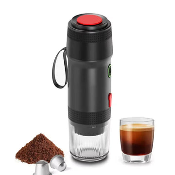 Travel Portable Espresso Coffee Machine Car Single Serve Outdoor Wireless Capsule Coffee Powder Electric Portable Coffee Makers