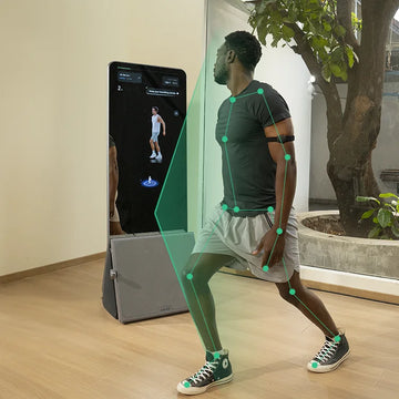 AEKE K1 Space-Saving Full-Length Mirror Commercial Smart Home Gym Machine Professional Pilates Fitness Exercises Aluminum Alloy