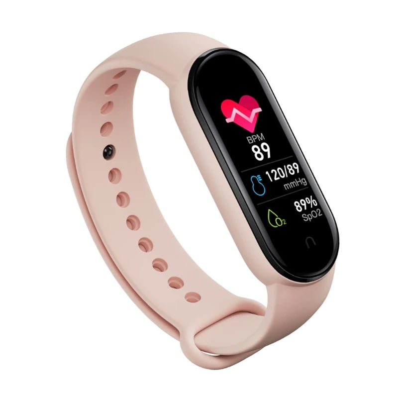 2022 Customized M6 Smart Strap Waterproof Sports Fitness Tracker Wrist M6 Bracelet Wearable Device Wristband Smart Watch