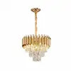 Hot Sale New Luxury Round Home Lighting Pendant Light Living Room Crystal Chandelier