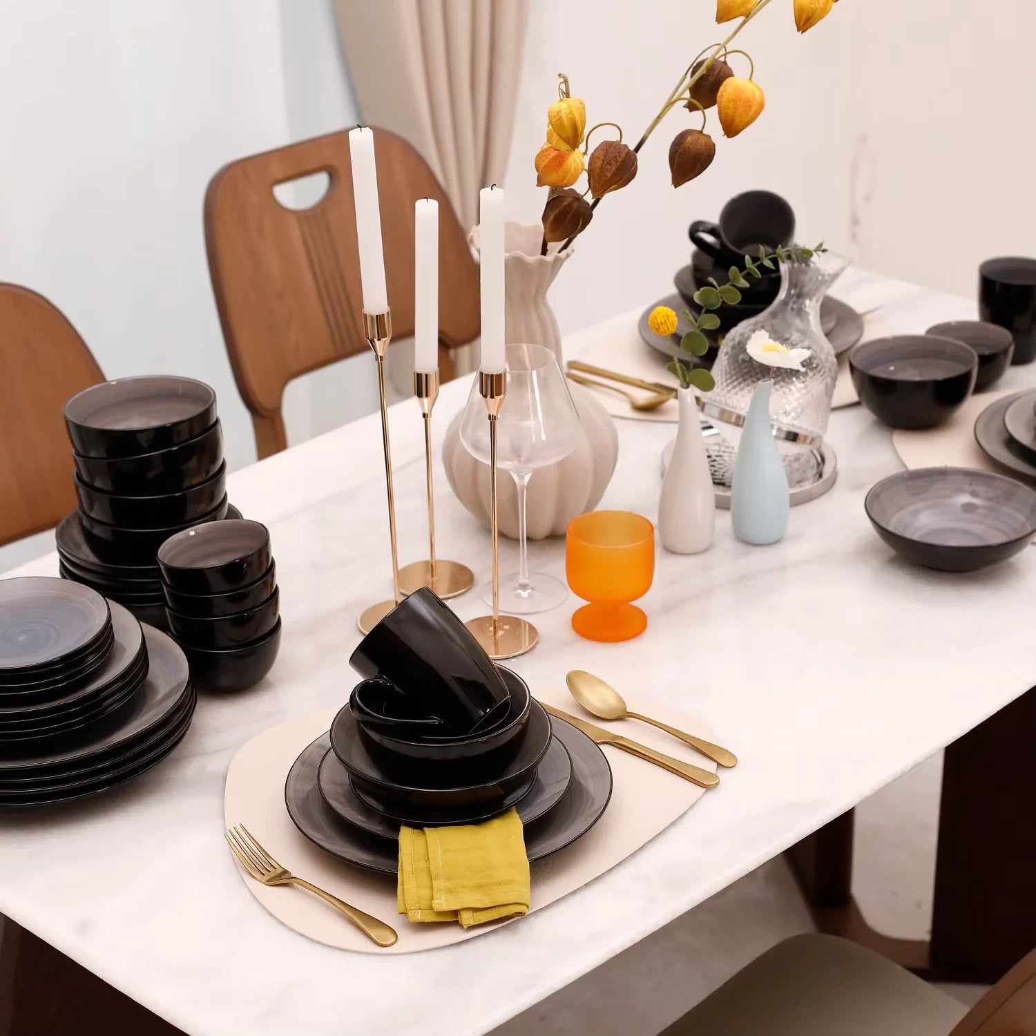 Semtember Promotion Grey Round Western Style Ceramic Plates Unique Design Ceramic Plate Microwave Safe Dinnerware Sets Festival