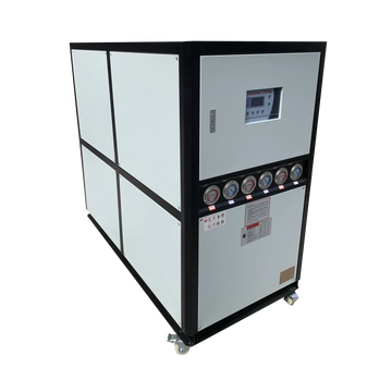 Industrial Plastic Processing Automatic Water Cooling Chiller with High Efficiency Pump and Motor 15.08kW Cooling Capacity