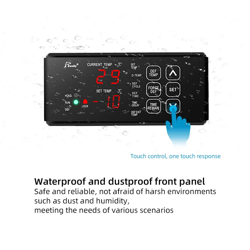 Touch Control Industrial Digital Freezer Refrigerator Parts Defrost Thermostat EW-285TK Temperature Controller