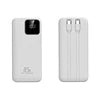 PD 20W Fast Charging Portable Power Bank 10000mah USB-C With 2 Cable Power Banks LED Display 22.5W Fast Charging