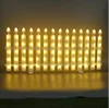 Waterproof Outdoor Solar & Plug Garden Fence Decorative Lighting for Christmas Tree and Courtyard Decoration