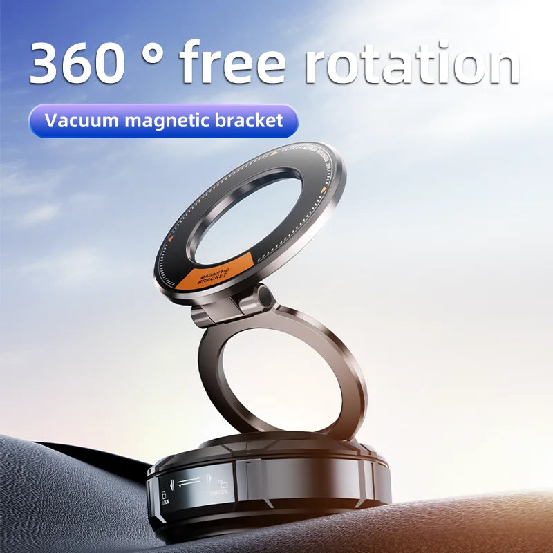 Portable Foldable Device Vacuum Magnetic Suction 360° Adjustable Car Phone Holder for Iphone 16 Pro Max  Trending Products 2025