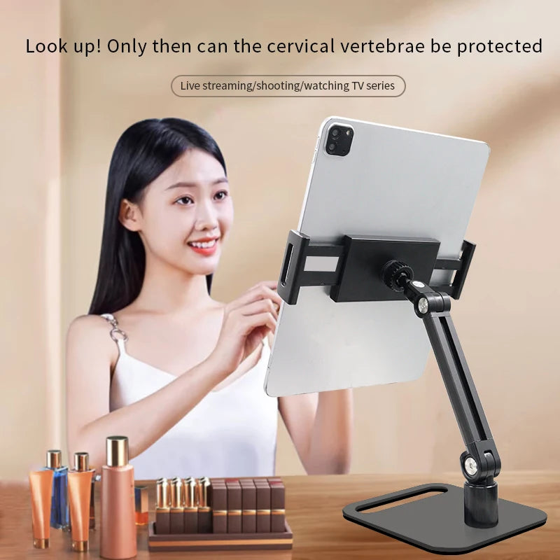 Wholesale Cheap Portable Lazy Phone Holder Non-slip Mobile Phone Desktop Stand Mobile Phone Fold Stand for 4-12.9inch Device