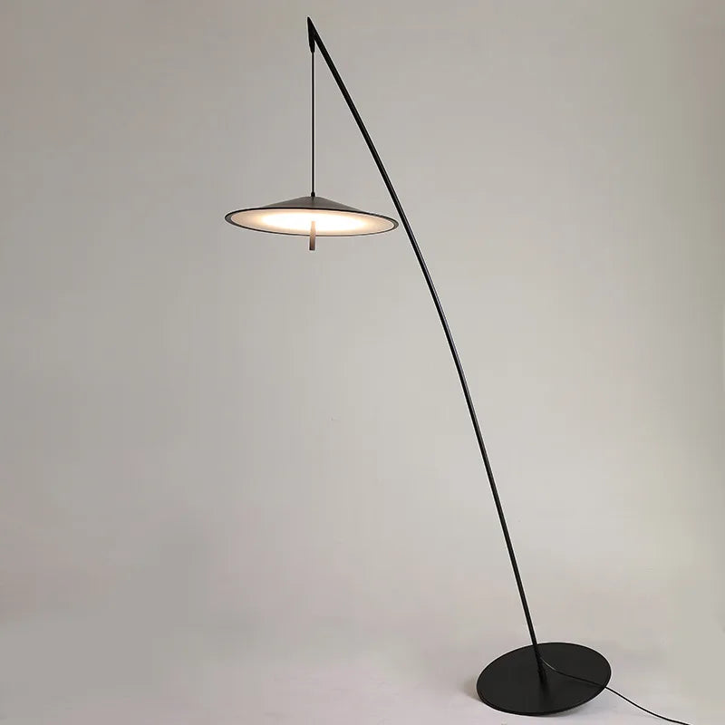 Post Modern Contracted Living Room Bedroom Sofa Beside Tumbler Fishing Floor Lamp