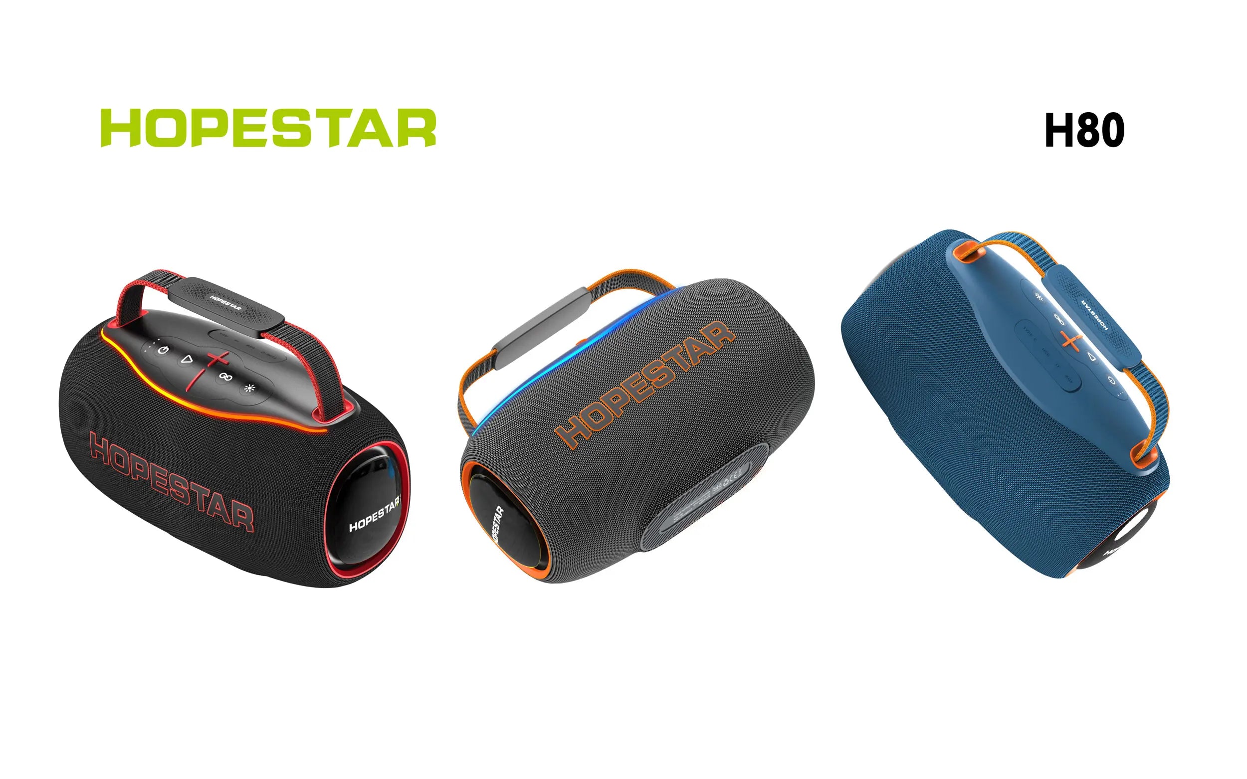 Hopestar H80 Portable Wireless MP3 Loudspeaker with Heavy Bass Waterproof Outdoor Soundbar for Computer Use New