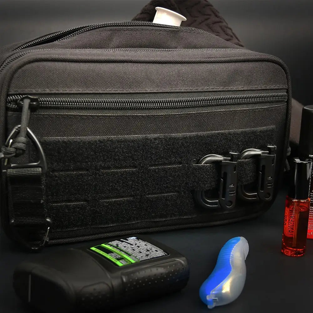 Outdoor Sport 600D Nylon Admin Waist Pouch Laser Tactical Molle Gadget Organizer Zipper EDC Utility Personal Defense Equipment